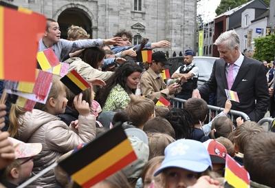 Royal Visit To The Province Of Luxembourg-stock-foto