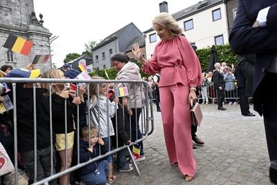 Royal Visit To The Province Of Luxembourg-stock-foto