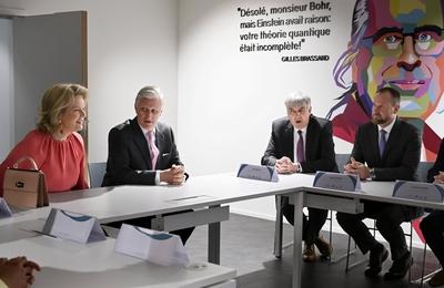 Royal Visit To The Province Of Luxembourg-stock-foto