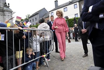 Royal Visit To The Province Of Luxembourg-stock-foto