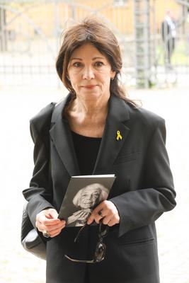 Beerdigung von Margot Friedl?nder-stock-foto