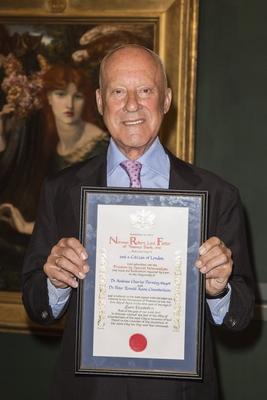 Lord Foster, Freedom of the City of London London, UK. 24 April 2017. Lord Foster of Thames Bank OM receives the Freedo-stock-foto