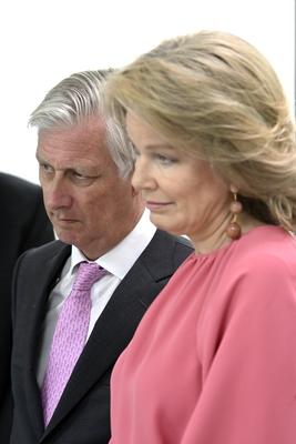 Royal Visit To The Province Of Luxembourg-stock-foto