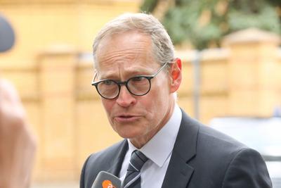 Beerdigung von Margot Friedl?nder-stock-foto