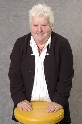 Val McDermid (Autorin) 10/06 thg Val McDermid am 11.10.2006 am Rande einer Lesung in der Buchhandlung boulevard in Biel-stock-photo