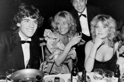 Archiv Thomas Ohrner Mutter Eveline Ohrner Schwester Carolin Ohrne Muenchen 1983 Archiv Motive Mathaeser Filmball Muench-stock-photo