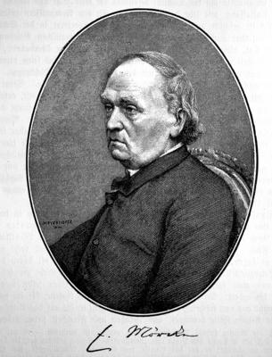 Eduard Friedrich M?rike, 8. September 1804 - 4. Juni 1875, war ein deutscher Lyriker der Schw?bischen Schule, Erz?hler u-stock-foto