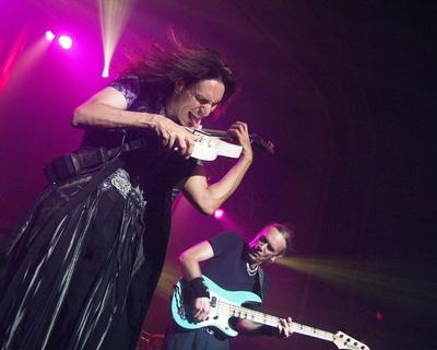 ATLANTA GA JULY 19 Steve Vai and Billy Sheehan perform during the G3 Tour at The Tabernacle in A-stock-photo