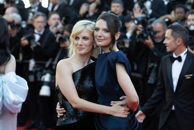 "Dossier 137" red carpet in Cannes-stock-photo