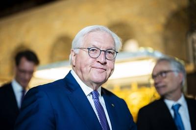 Festakt ?1250 Jahre Westfalen? mit Hendrik W?st und Frank-Walter Steinmeier in Paderborn-stock-foto