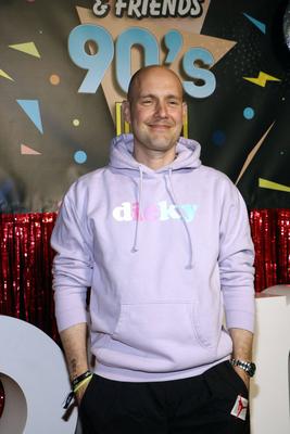 Oli P. ( Oli Petszokat) beim Photocall zur Premiere der ersten Staffel der JOYN Serie Messiah Superstar im Bi Nuu Berlin-stock-foto