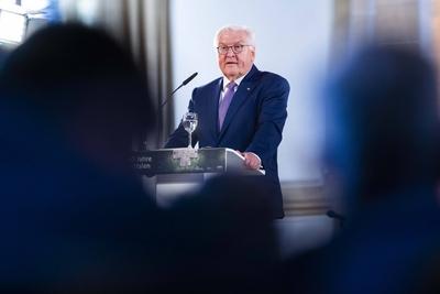 Festakt ?1250 Jahre Westfalen? mit Hendrik W?st und Frank-Walter Steinmeier in Paderborn-stock-foto