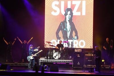 Suzi Quatro performing at London Palladium-stock-foto