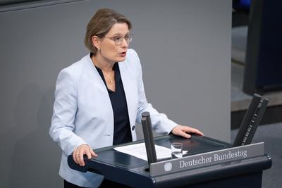 Deutscher Bundestag, 5. Plenarsitzung-stock-foto