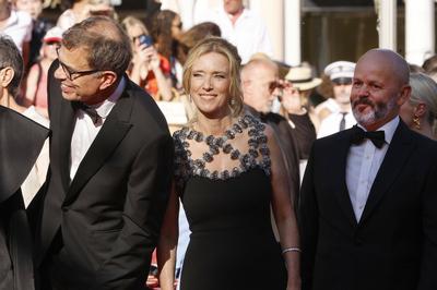 Dominik Moll, Léa Drucker, Gilles Marchand-stock-foto