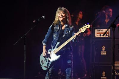 Suzi Quatro performing at London Palladium-stock-foto