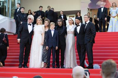 "Dossier 137" red carpet in Cannes-stock-photo