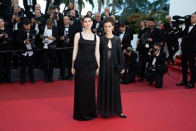"Dossier 137" red carpet in Cannes-stock-photo
