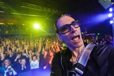 Steve Vai The American record producer, singer, musician and guitarist Steve Vai performs a live concert at Amager Bio i-stock-photo