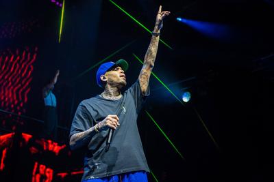 Chris Brown performs in support of his Breezy! release at Concord Pavilion on August 23, 2022 in Concord, California. Ph-stock-photo