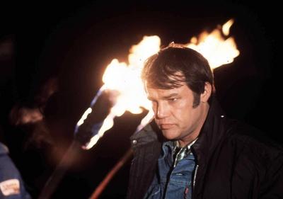 Joe Don Baker Der Meeresbiologe Jerry Joe Don Baker ergreift schlie?lich die Initiative und entwic-stock-foto
