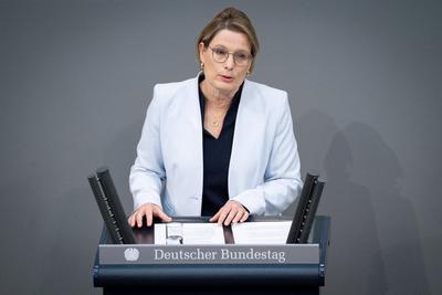 Deutscher Bundestag, 5. Plenarsitzung-stock-foto
