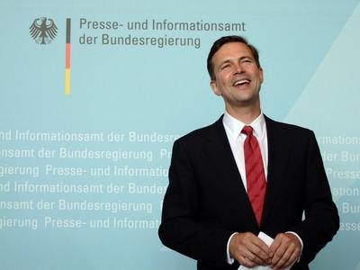Berlin:  Steffen SEIBERT, neuer Regierungssprecher-stock-foto