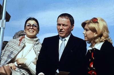 Nancy Barbato, Frank Sinatra and Nancy Sinatra Los Angeles.CA.USA. Frank Sinatra. With first wife Nancy Sinatra (also kn-stock-foto