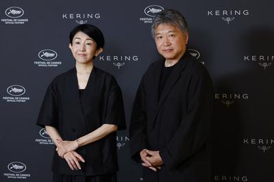 Chie Hayakawa, Hirokazu Kore-eda-stock-foto