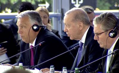 Turkish President Recep Tayyip Erdo?an participates in the 6th Summit of the European Political Community-stock-photo