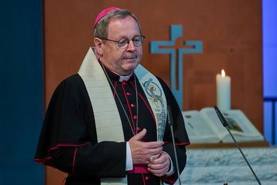 Kirchen feiern 50 Jahre Interkulturelle Woche-stock-foto