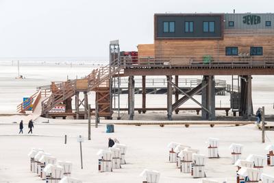 Neue Strandbar 54? Nord-stock-photo