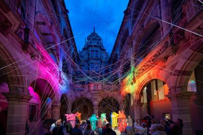 Die Blaue Nacht, Kulturveranstaltung, N?rnberg, 16.05.2025-stock-foto