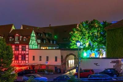 Die Blaue Nacht, Kulturveranstaltung, N?rnberg, 16.05.2025-stock-foto