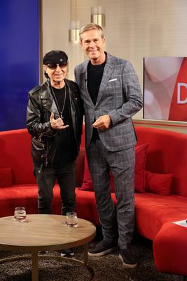 Klaus Meine, S?nger der Hard-Rock-Formation Scorpions, zu Gast in der Fernsehsendung DAS!, eine Live-Talksendung des Nor-stock-foto
