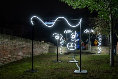 Die Blaue Nacht, Kulturveranstaltung, N?rnberg, 16.05.2025-stock-foto