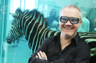 77/ Kultur: Damien Hirst, Have You Ever Really Looked at the Sun? , in der Berliner Galerie Haunch of Venison, Kultur, K-stock-photo