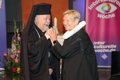 Festakt und Gottesdienst 50 Jahre Interkulturelle Woche-stock-foto