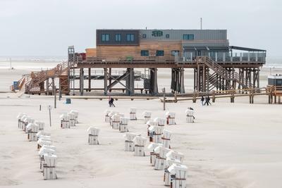 Neue Strandbar 54? Nord-stock-photo
