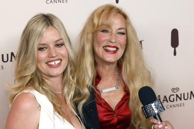 Georgia May Jagger, Jerry Hall-stock-foto