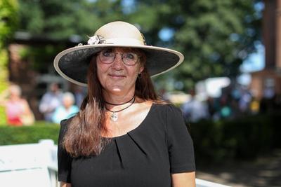 11.08.2024, Berlin Hoppegarten, Ministerium der Finanzen und f?r Europa des Landes Brandenburg Katrin Lange im Portrait-stock-foto