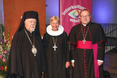 Festakt und Gottesdienst 50 Jahre Interkulturelle Woche-stock-foto