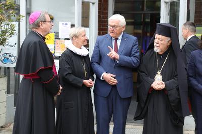 Festakt und Gottesdienst 50 Jahre Interkulturelle Woche-stock-foto