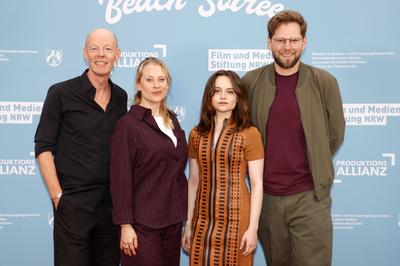 Lucas Schmidt, Maren Schmitt, Lena Urzendowsky, Lasse Scharpen-stock-photo