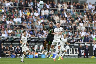 Borussia M?nchengladbach vs VfL Wolfsburg - Bundesliga-stock-foto