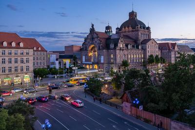 Die Blaue Nacht, Kulturveranstaltung, N?rnberg, 17.05.2025-stock-foto
