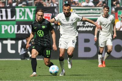 1. BL - 2024/2025 - Borussia Moenchengladbach vs. VfL Wolfsburg-stock-photo