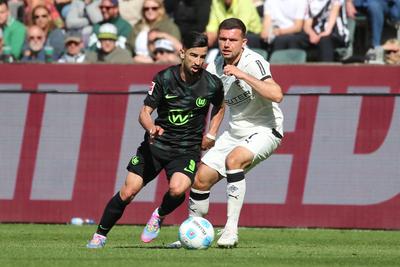 1. BL - 2024/2025 - Borussia Moenchengladbach vs. VfL Wolfsburg-stock-photo