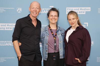 Lucas Schmidt, Louise Peter, Maren Schmitt-stock-photo
