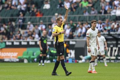 Borussia M?nchengladbach vs VfL Wolfsburg - Bundesliga-stock-foto